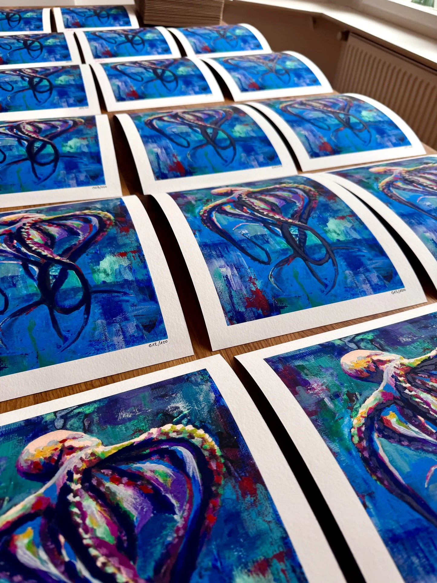 OKTOPIA | Druck in limitierter Auflage - Handveredelt