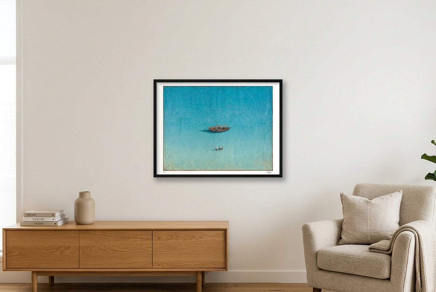 Sons of the Sea — 80×60cm, 31×24" Black Frame