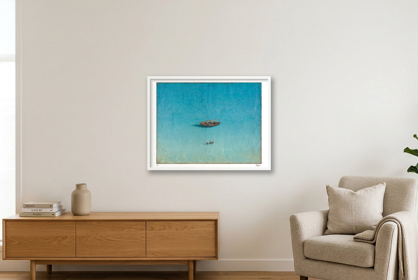 Sons of the Sea — 80×60cm, 31×24" White Frame