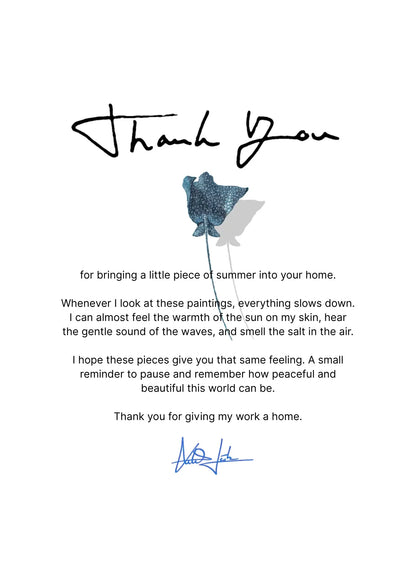 Azure — A letter from the artist