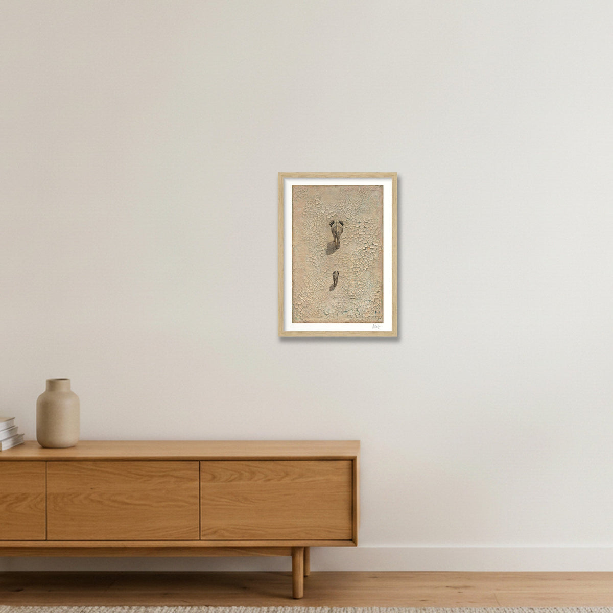 LIFE ON EARTH | Studio Edition — A3 (30×42cm, 12×17") Oak Frame