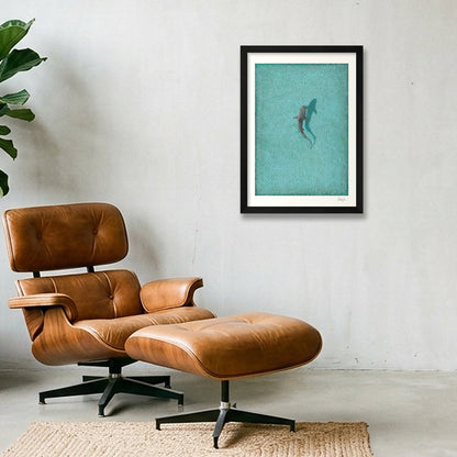 LAGOON | Studio Edition — A3 (30×42cm, 12×17") Black Frame