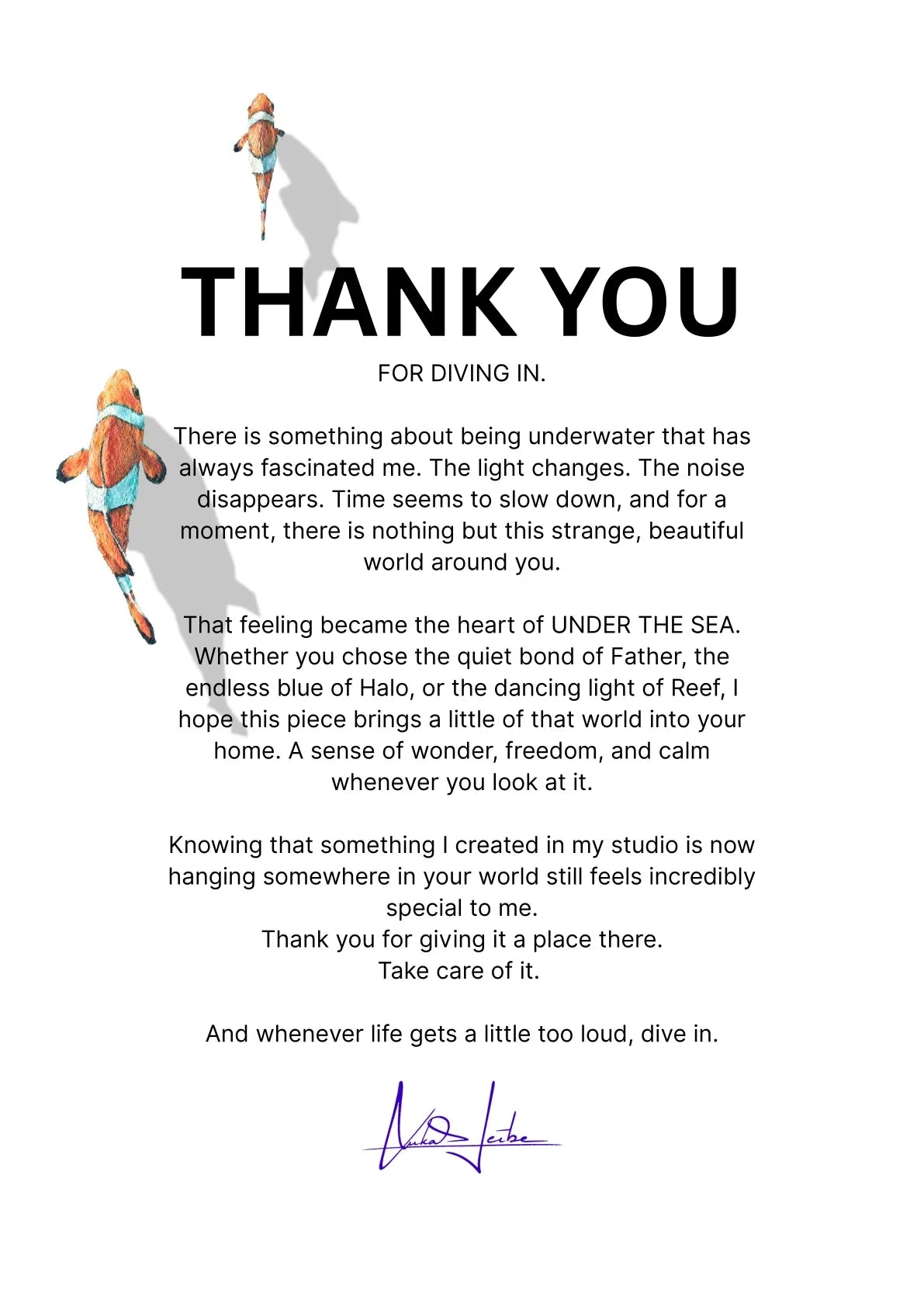 HALO - LIMITED FINE ART PRINT — A letter from the artist