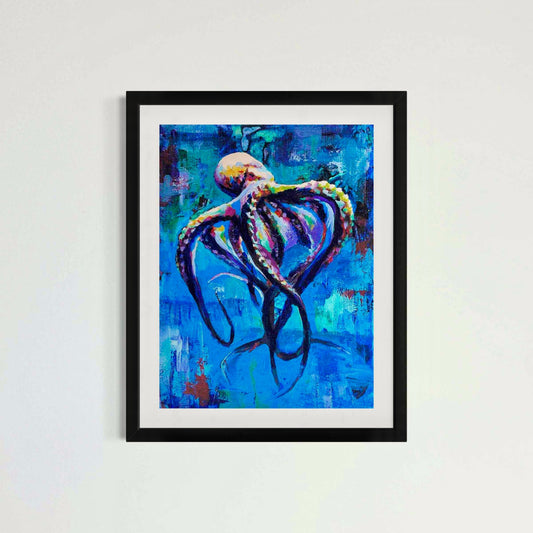 OCTOPIA  | Handembellished - Limited Edition Print