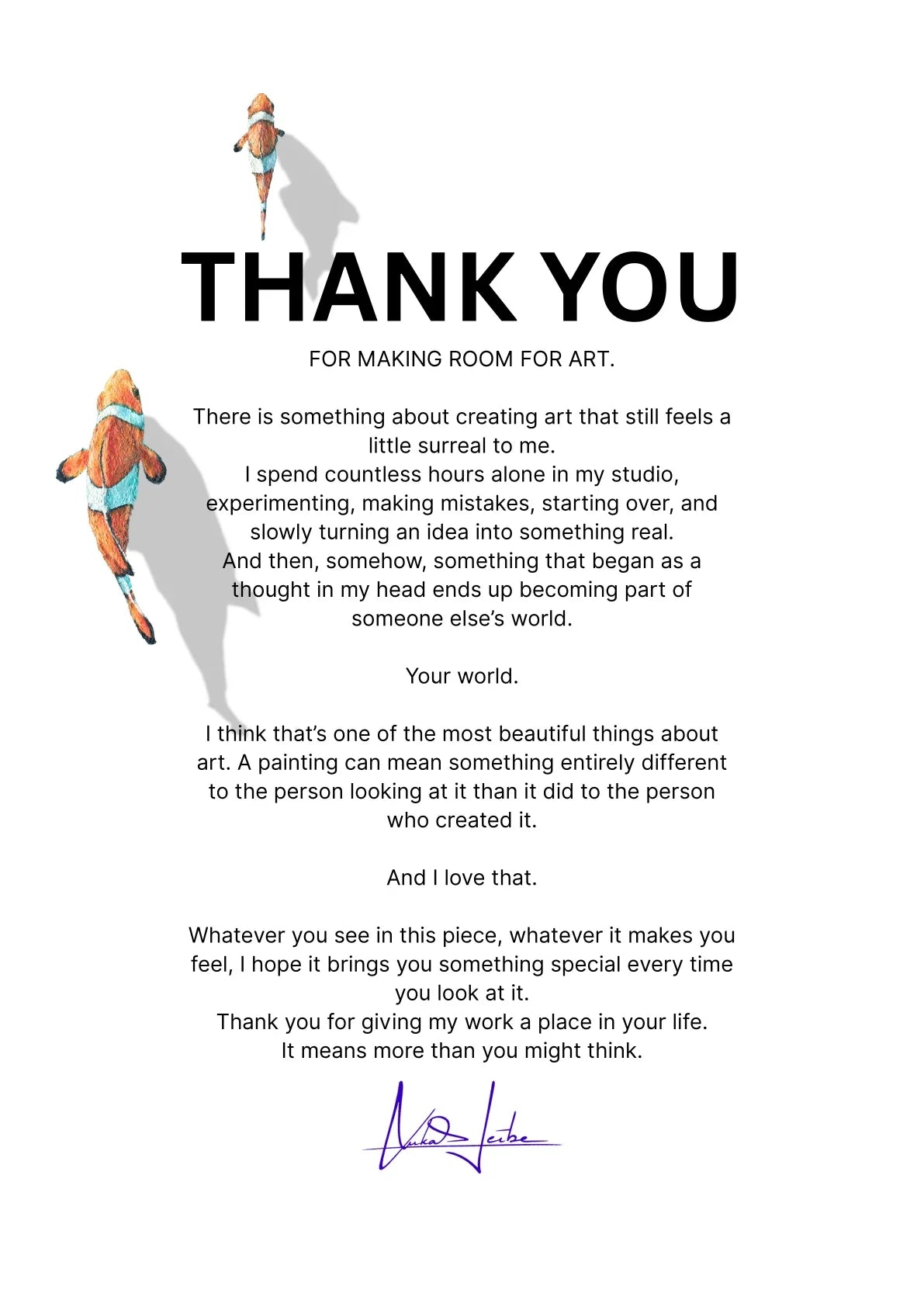 LAGOON | Studio Edition — A letter from the artist