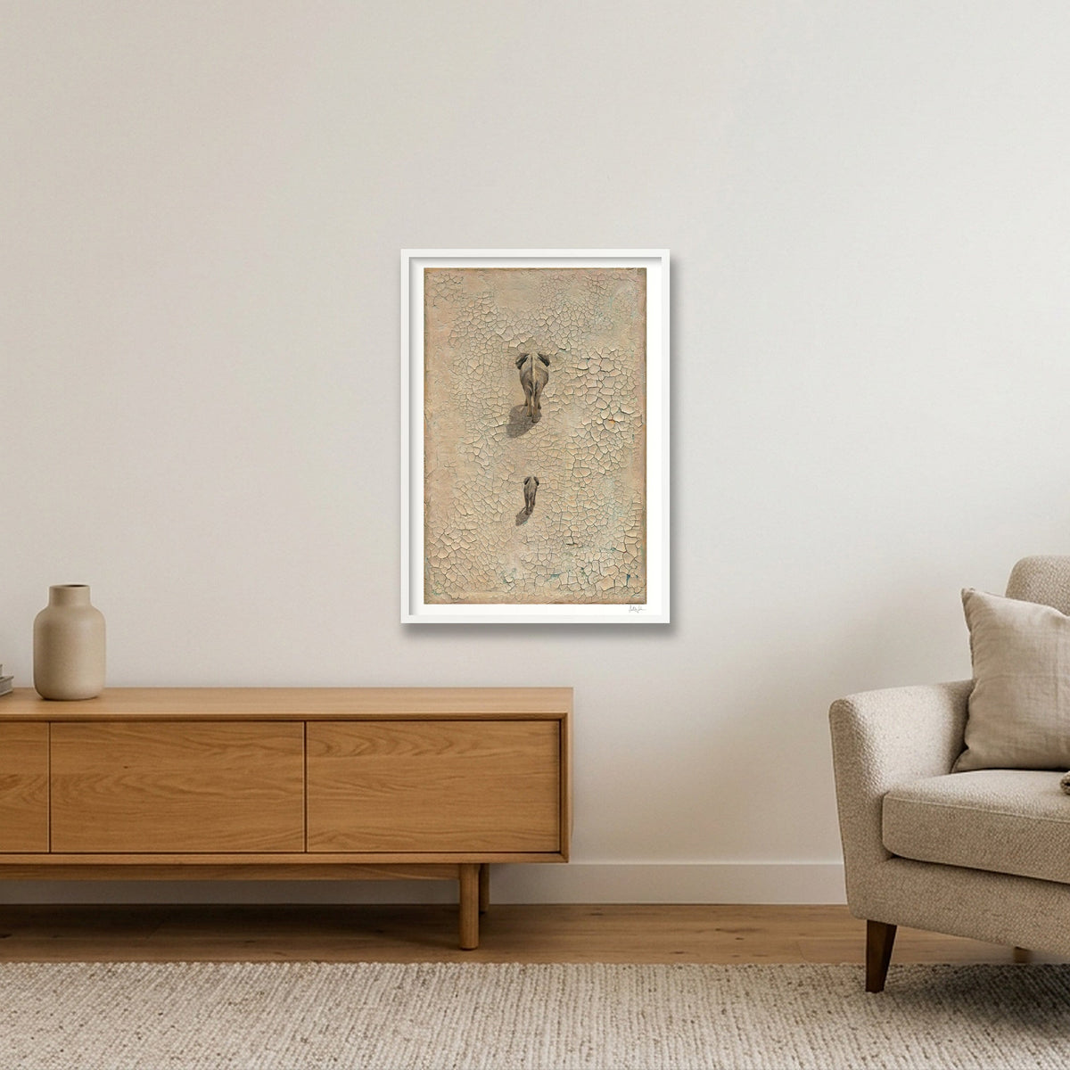 LIFE ON EARTH | Studio Edition — A1 (59×84cm, 23×33") White Frame