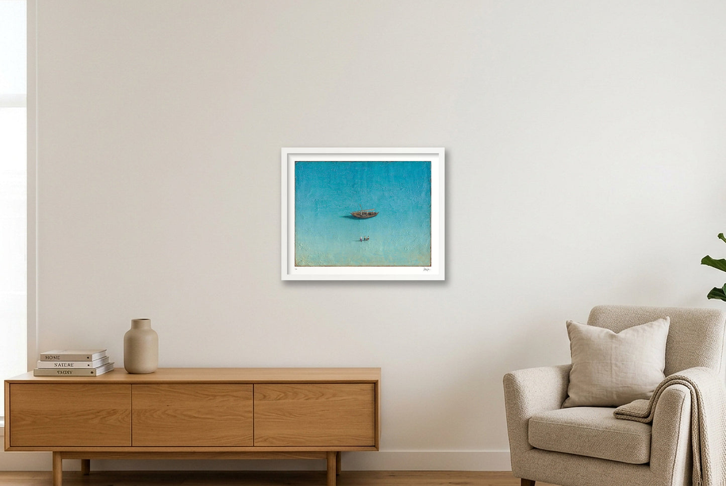 Sons of the Sea — 50×40cm, 20×16" White Frame