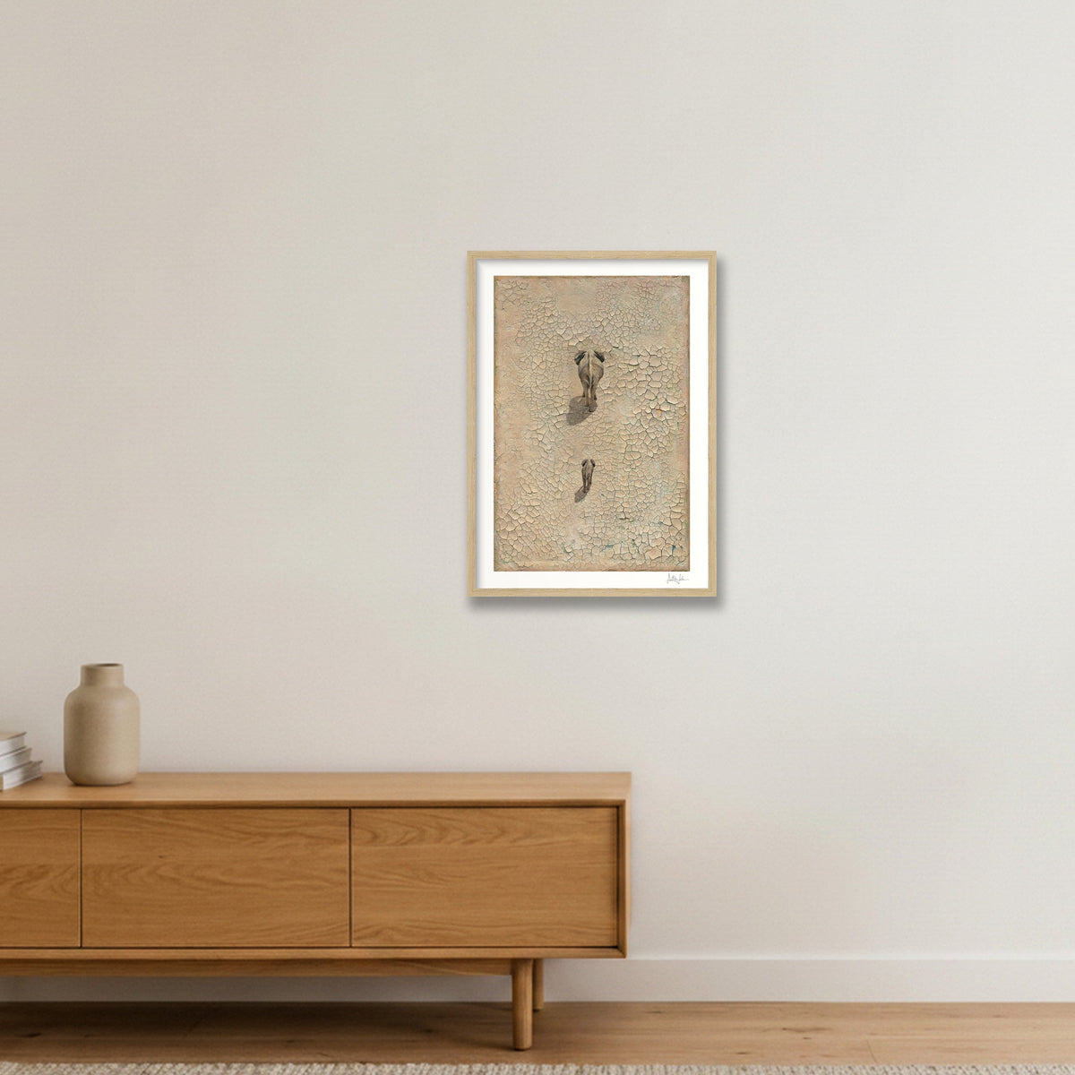LIFE ON EARTH | Studio Edition — A2 (42×59cm, 17×23") Oak Frame