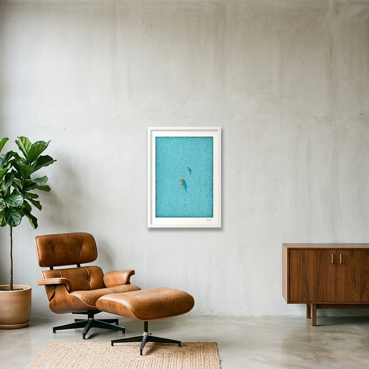 FATHER - LIMITED FINE ART PRINT — 42×59cm, 17×23" White Frame