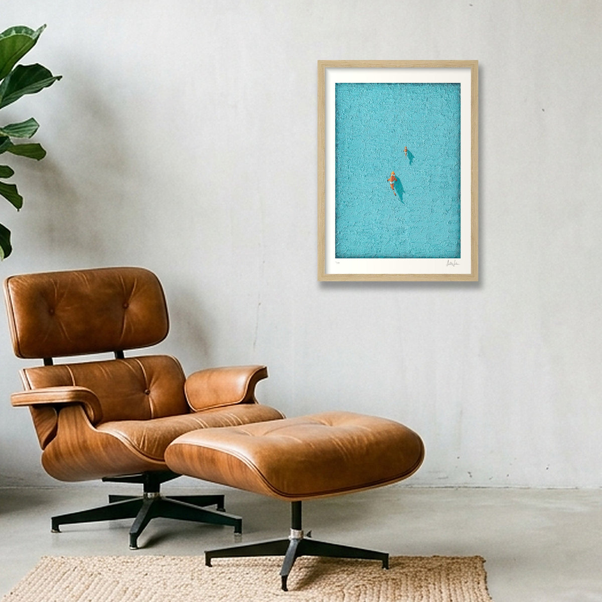 FATHER - LIMITED FINE ART PRINT — A3 (30×42cm, 12×17") Oak Frame