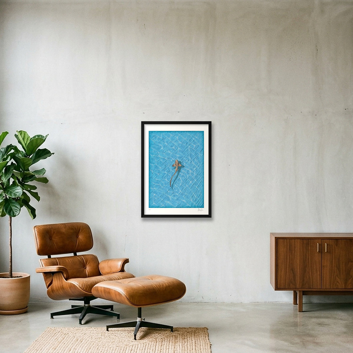 REEF - LIMITED FINE ART PRINT — 42×59cm, 17×23" Black Frame